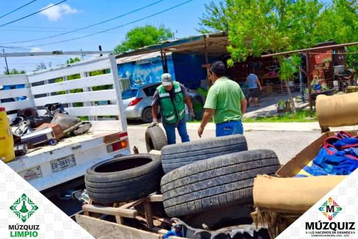 Arranca Jornada de Descacharrización en Minas La Florida para Combatir Criaderos de Mosquitos