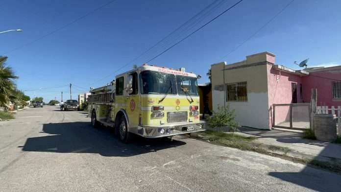 Bomberos Sabinas se movilizaron al llamado