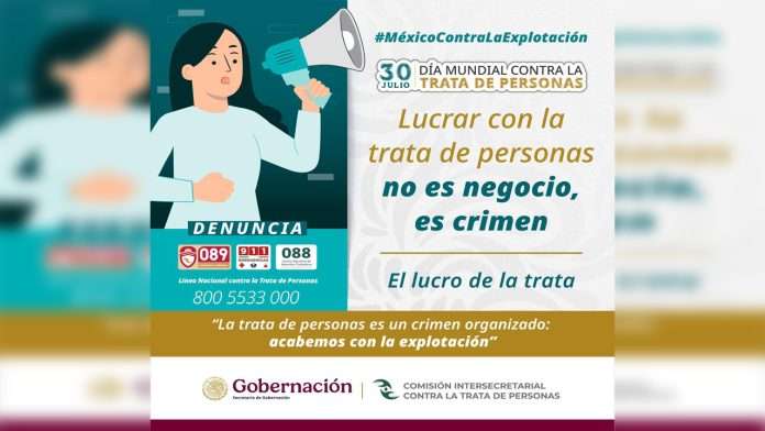 CENSIA promueve acciones contra la trata de personas en el Día Mundial contra la Trata de Personas