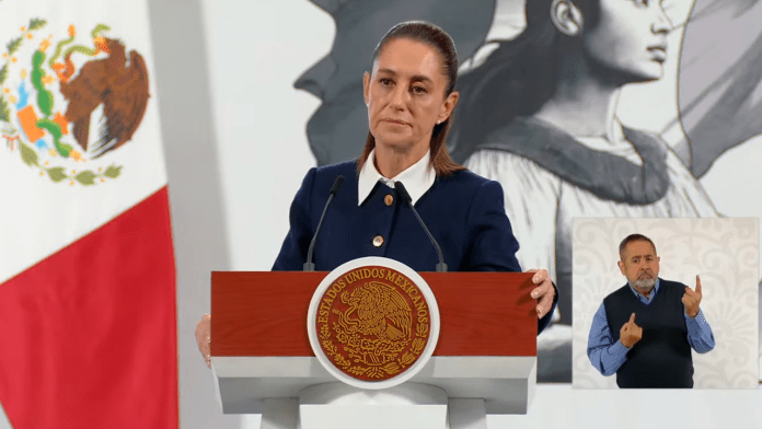 Claudia Sheinbaum exige a Estados Unidos frenar tráfico ilegal de armas hacia México