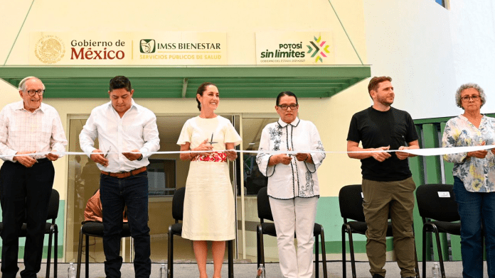 Claudia Sheinbaum inaugura Hospital General del IMSS Bienestar en Rioverde y anuncia nuevo hospital para Ciudad Valles en San Luis Potosí