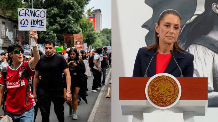 Claudia Sheinbaum rechaza discursos discriminatorios en protestas contra la gentrificación