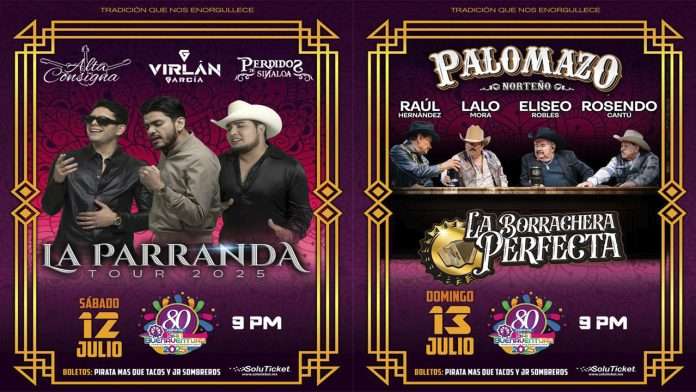 Reprograman La Parranda Tour y Palomazo Norteño en la Feria de San Buenaventura