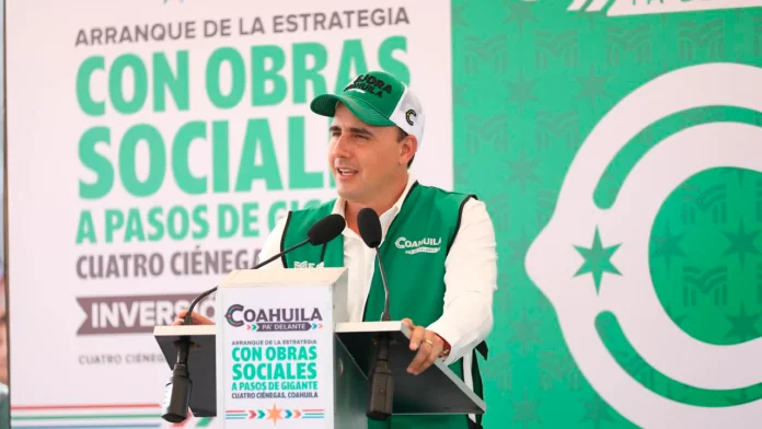 Gobernador Manolo Jiménez en Cuatro Ciénegas, Coahuila