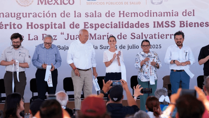 Claudia Sheinbaum anuncia inversión de 300 millones de pesos para el IMSS Bienestar en Baja California Sur