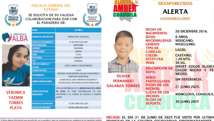 Madre e hijo de Monclova desaparecen rumbo a Saltillo; familiares piden ayuda para encontrarlos