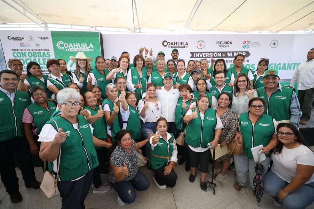 Gobernador Manolo Jiménez en Cuatro Ciénegas, Coahuila