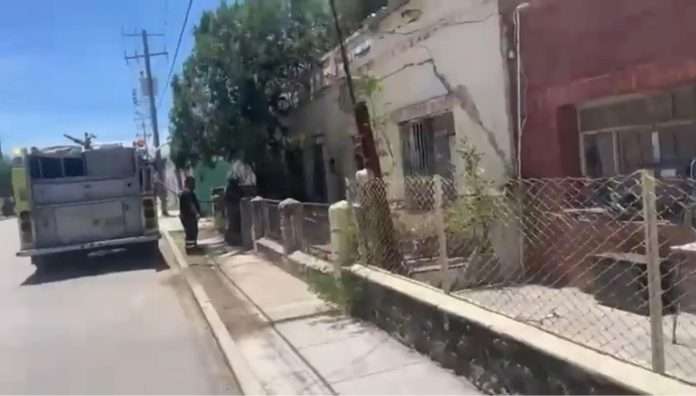 Movilización por incendio en Sabinas