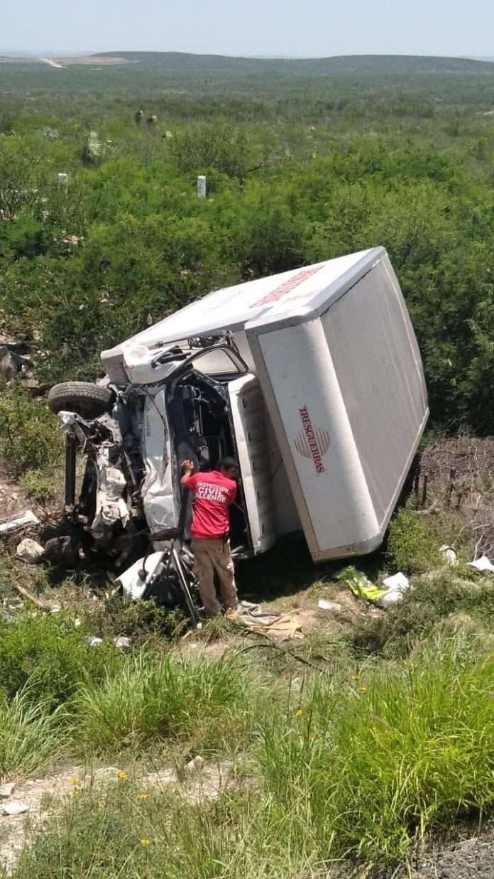 Muere regiomontano en accidente carretero en la Región Carbonífera