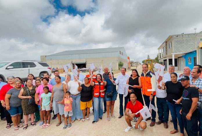 Arranca pavimentación en la colonia Nogales