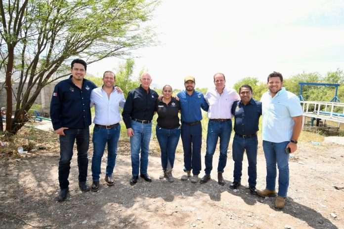 Román Cepeda supervisa la laguna de regulación de la Santiago Ramírez