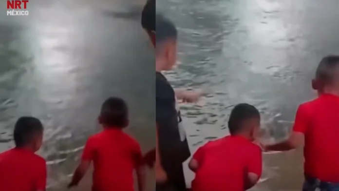 Rayo cae cerca de tres niños en el Parque Xochipilli de Monclova