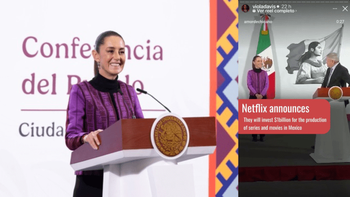 Viola Davis aplaude inversión de Netflix en México