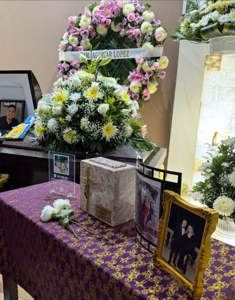 Cenizas de Daniela fueron colocadas en el féretro de Eliud