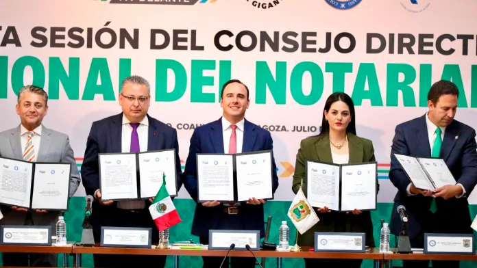 Se lleva a cabo Consejo Nacional del Notariado Mexicano en Coahuila