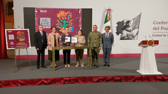 Timbre postal por los 700 años de la Fundación de México-Tenochtitlan