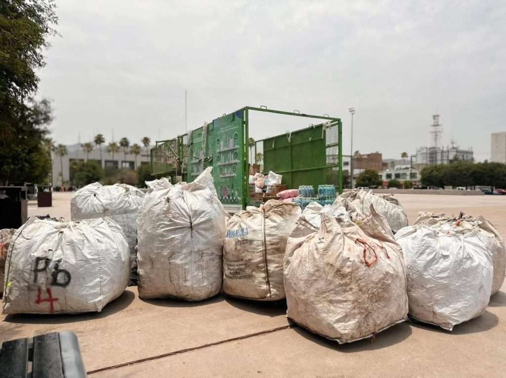 Suman más de mil 260 kilogramos de residuos reciclables recolectados en el año