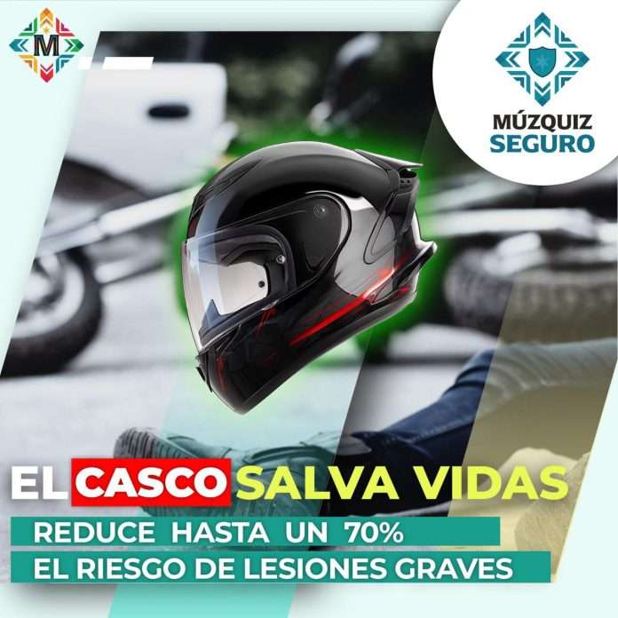 Lanzan en Múzquiz campaña de concientización sobre el uso de casco en motociclistas