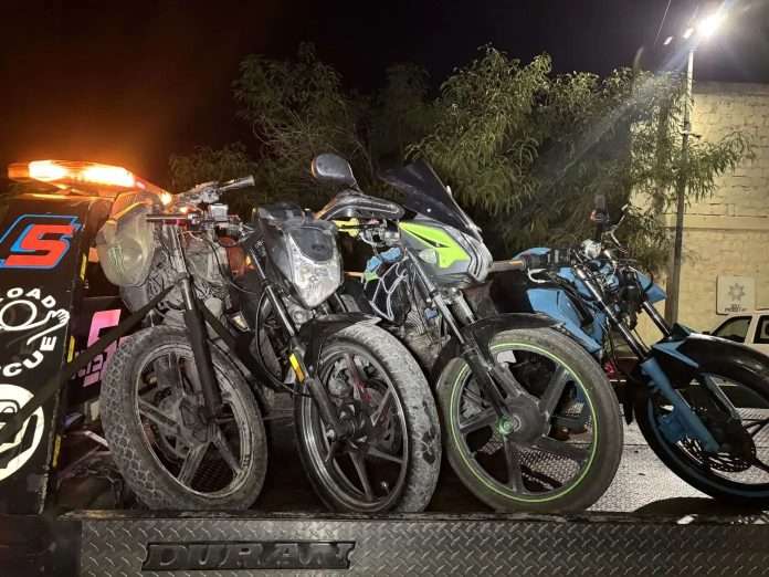 Mantiene Seguridad Pública operativos contra motociclistas