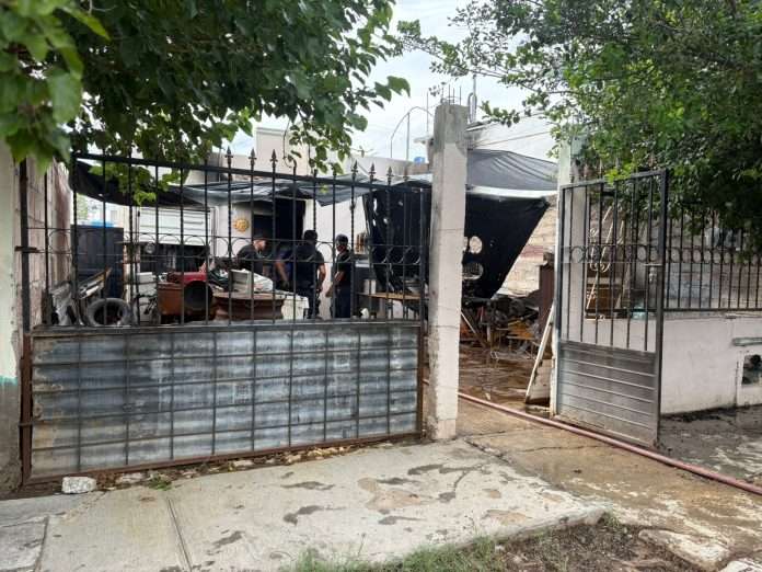 Se incendia vivienda en la Santo Domingo