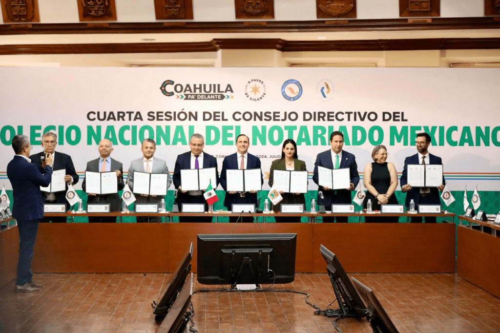 Se lleva a cabo Consejo Nacional del Notariado Mexicano en Coahuila