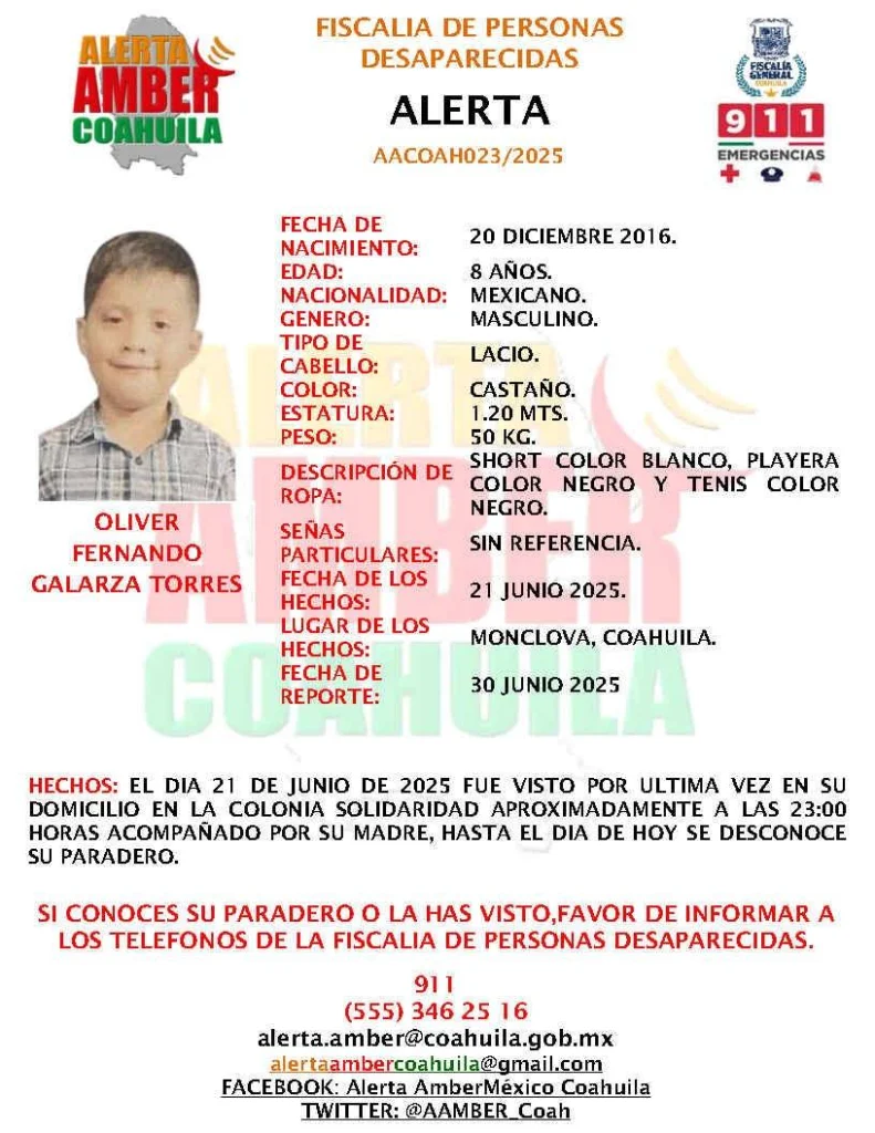 Madre e hijo de Monclova desaparecen rumbo a Saltillo; familiares piden ayuda para encontrarlos