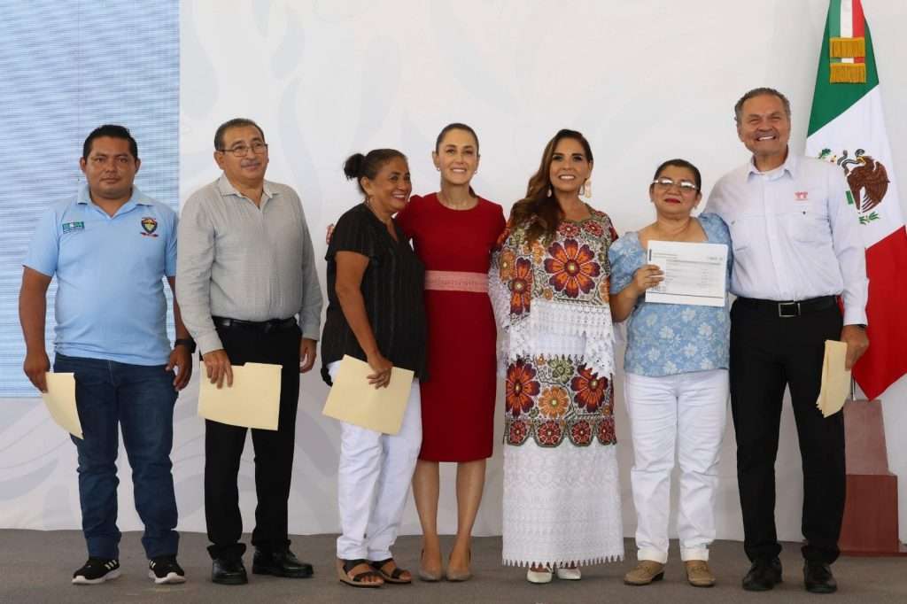Con acuerdos históricos e inauguraciones de obras prioritarias, Presidenta concluye gira por Guatemala, Quintana Roo, Campeche y Edomex