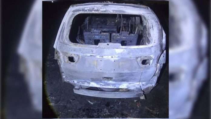 Camioneta abandonada