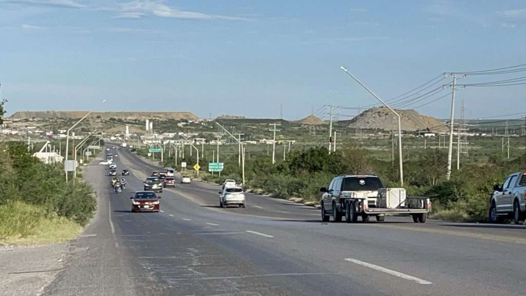 Carretera 57 en Sabinas