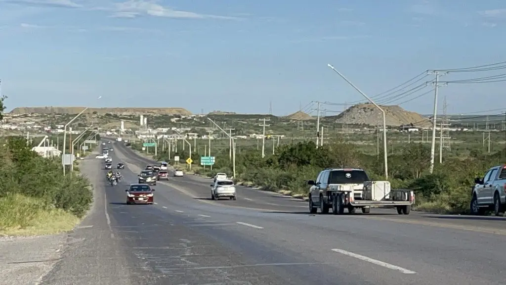 Carretera 57 en Sabinas
