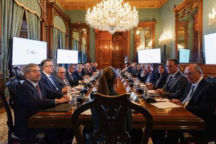 Claudia Sheinbaum recibe a delegación de Brasil, encabezada por el vicepresidente Gerardo Alckmin