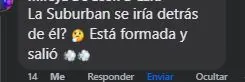 Comentario en Facebook