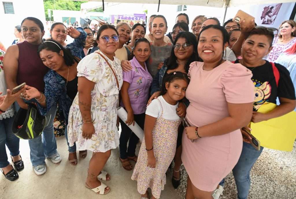 En Campeche, Claudia Sheinbaum inaugura Centro Libre para las Mujeres en Calakmul