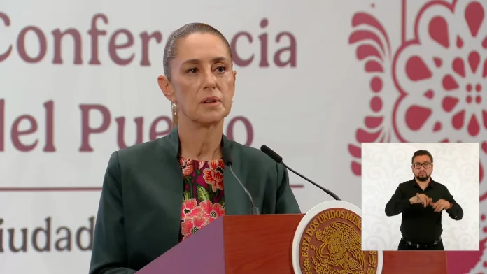 La presidenta Claudia Sheinbaum