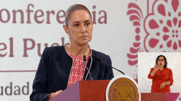 La presidenta Claudia Sheinbaum