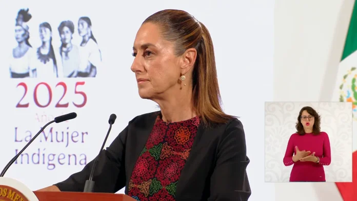 La presidenta Claudia Sheinbaum
