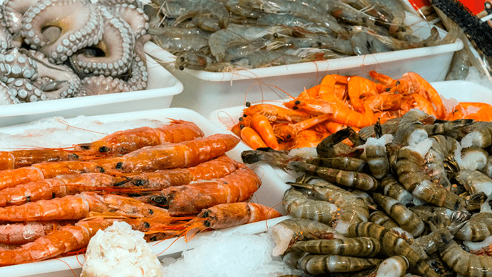 Mariscos contaminados
