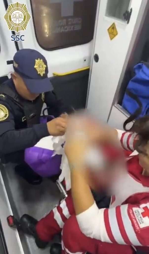 Rescate de bebé en la alcaldía Miguel Hidalgo de la Ciudad de México