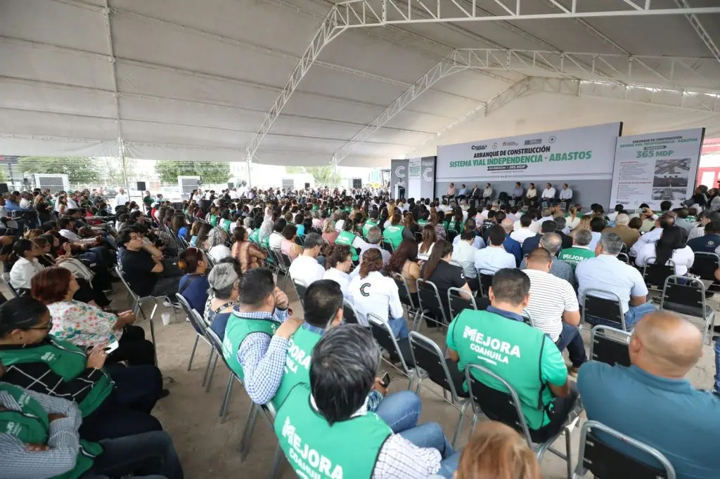 Seguimos construyendo grandes obras en Coahuila: Manolo Jiménez