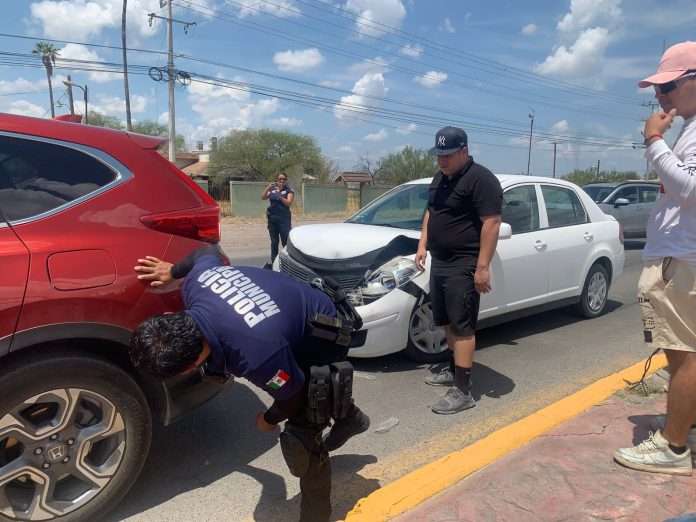 Solo daños en accidente en la 57
