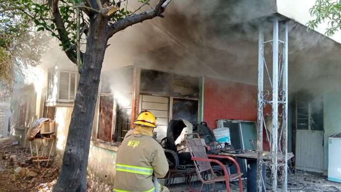 la causa probable del siniestro sería un corto circuito
