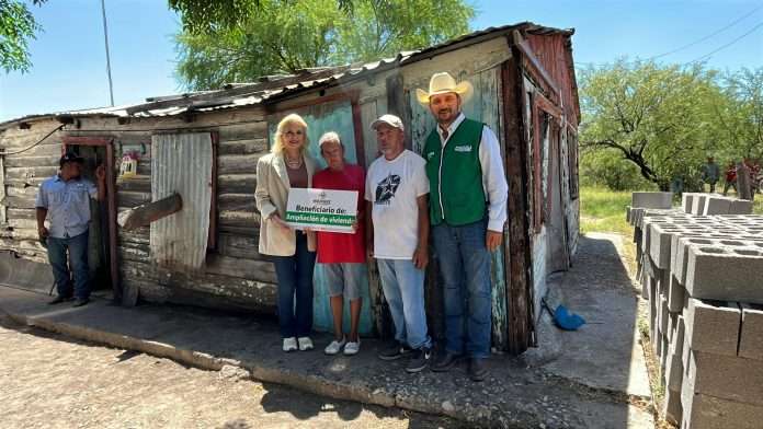 Arranca Laura Jiménez programa de ampliación de vivienda con 41 acciones