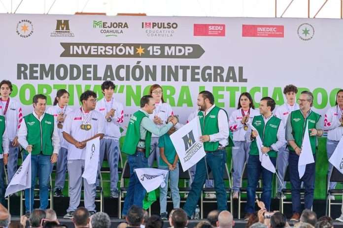 Anuncian inversión de 40 mdp en Unidad Deportiva de Monclova