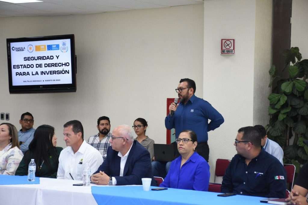 Empresarios destacan el nivel de seguridad de Coahuila, es un aliciente para la llegada de nuevos capitales