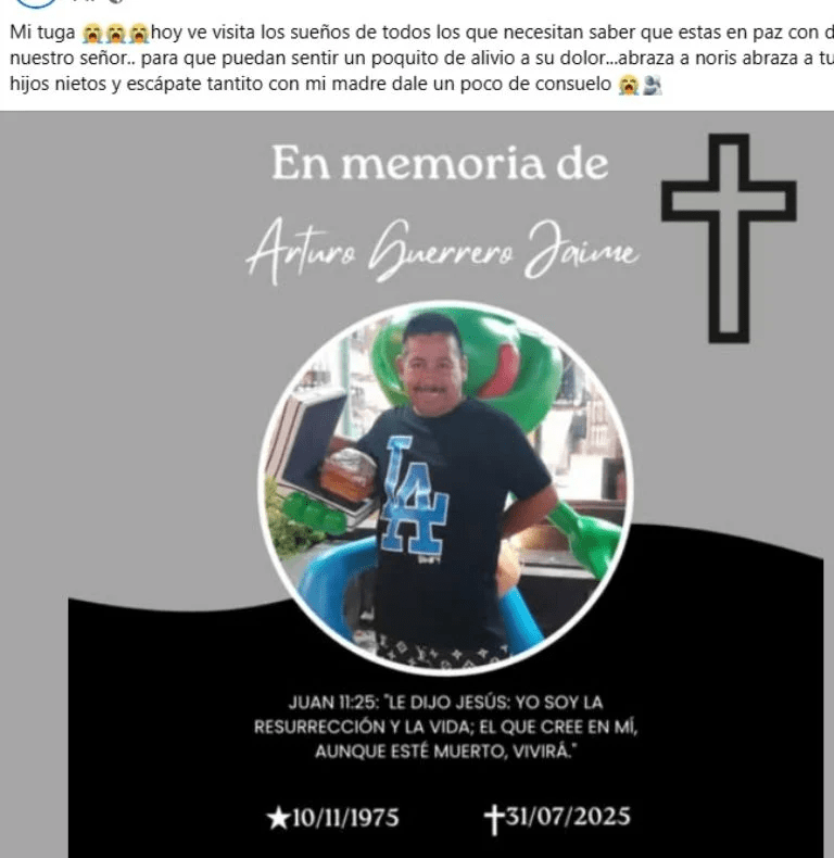 Arturo Guerrero Jaime, de 47 años.