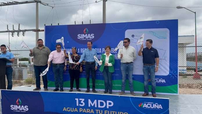 Arranca Emilio de Hoyos obra de ampliación de red de agua potable