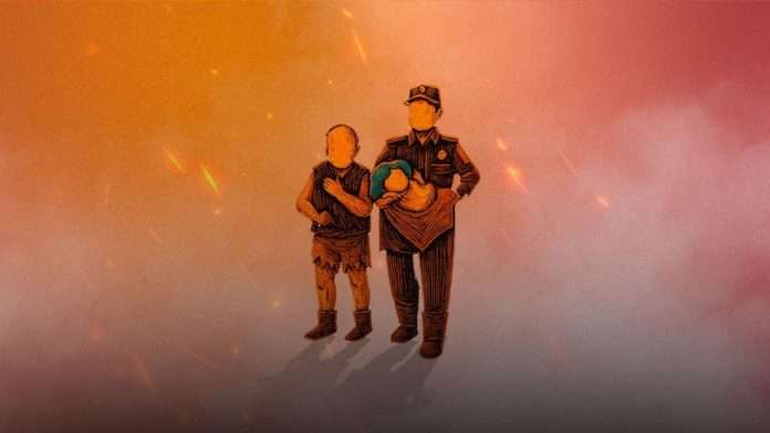 Abuelita salva a su nieta de la explosión