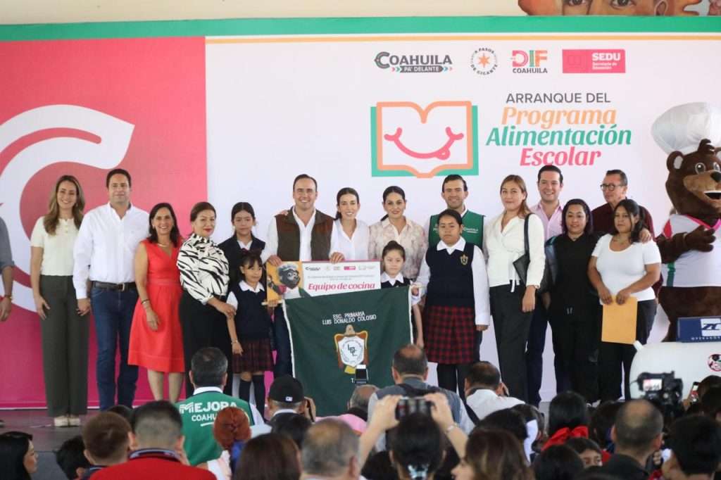 Arrancan Programas de Alimentación Escolar en más de mil escuelas en Coahuila