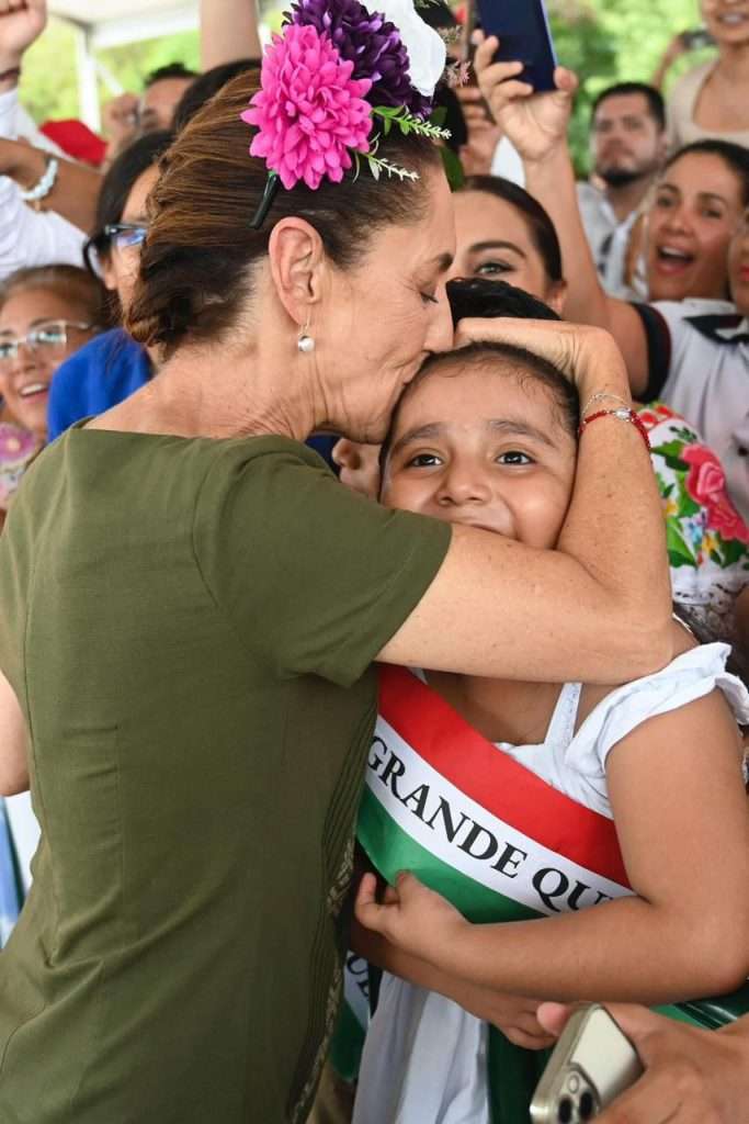 "Nunca me voy a alejar del pueblo de Quintana Roo": Claudia Sheinbaum como parte de su gira de rendición de cuentas