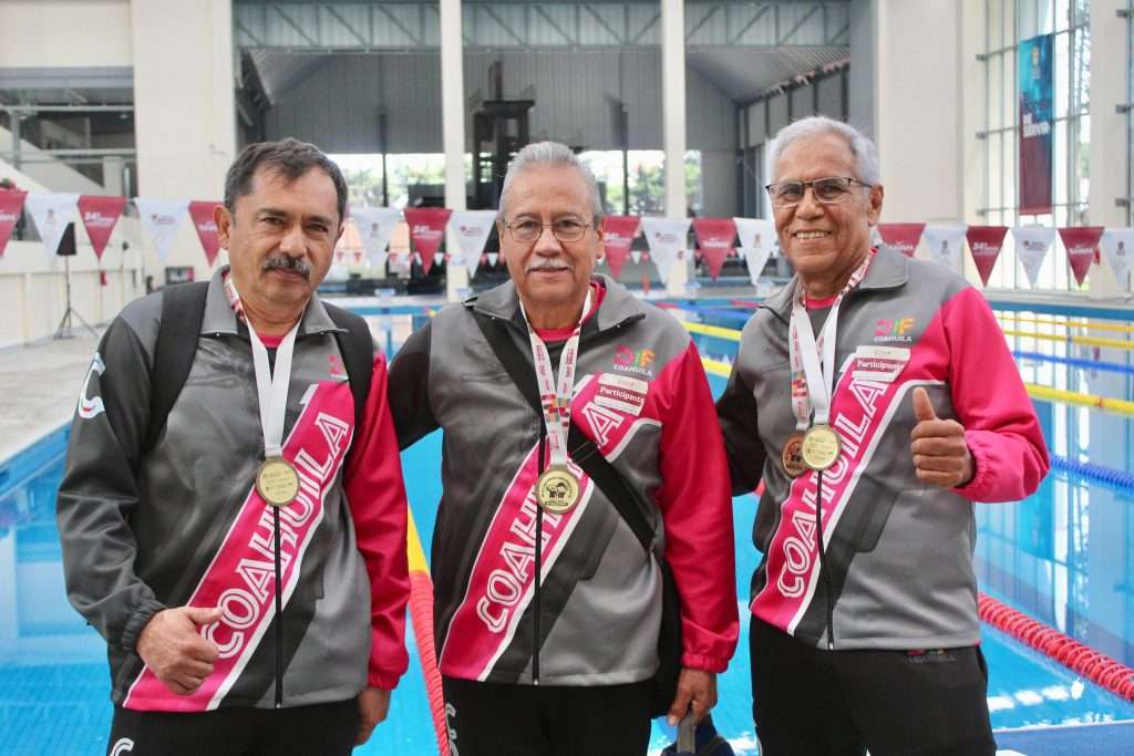 DIF Torreón aporta tres medallas al Estado en las Olimpiadas de Oro para Personas Mayores